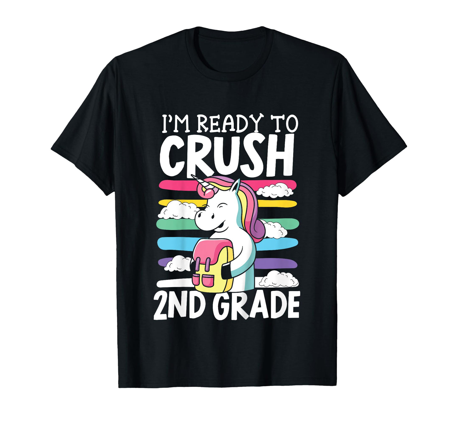 Kids I'm Ready To Crush 2nd Grade First Day Of School T-Shirt