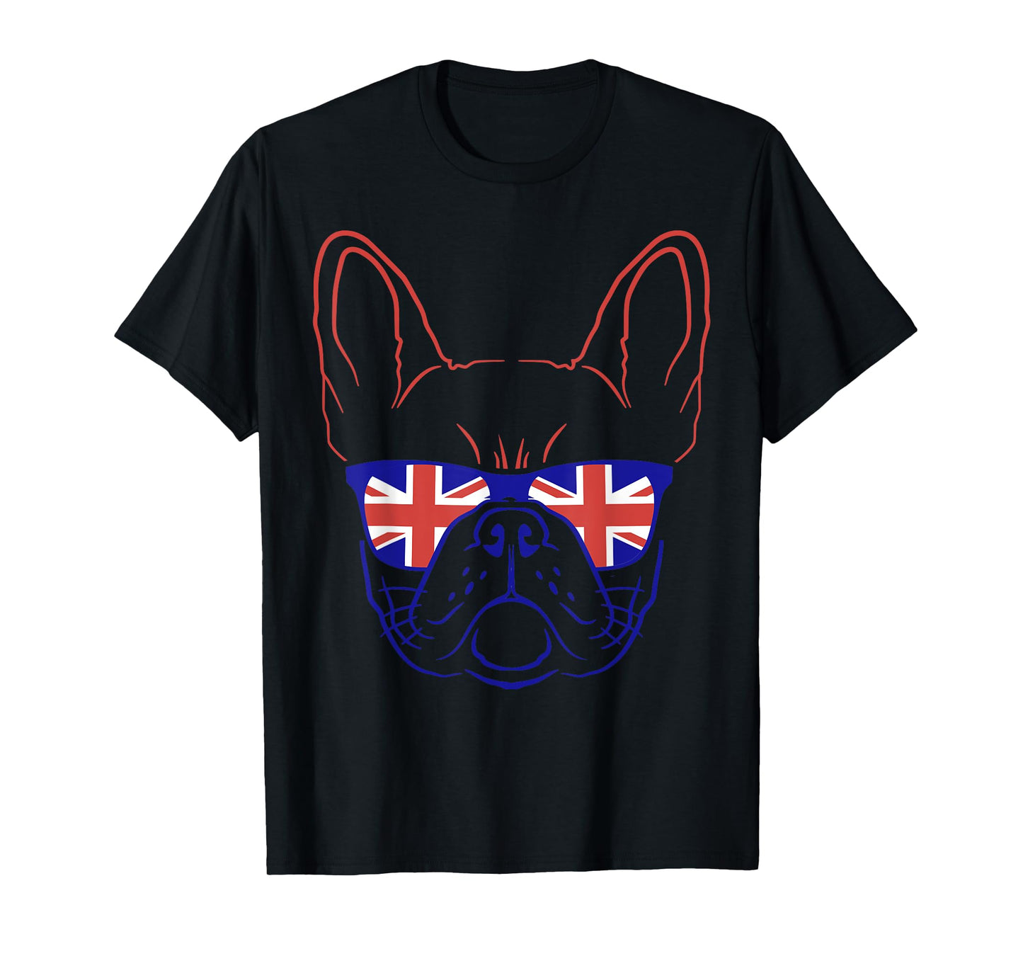Great Britain Flag Shirt Independence Day Symbol English Dog T-Shirt
