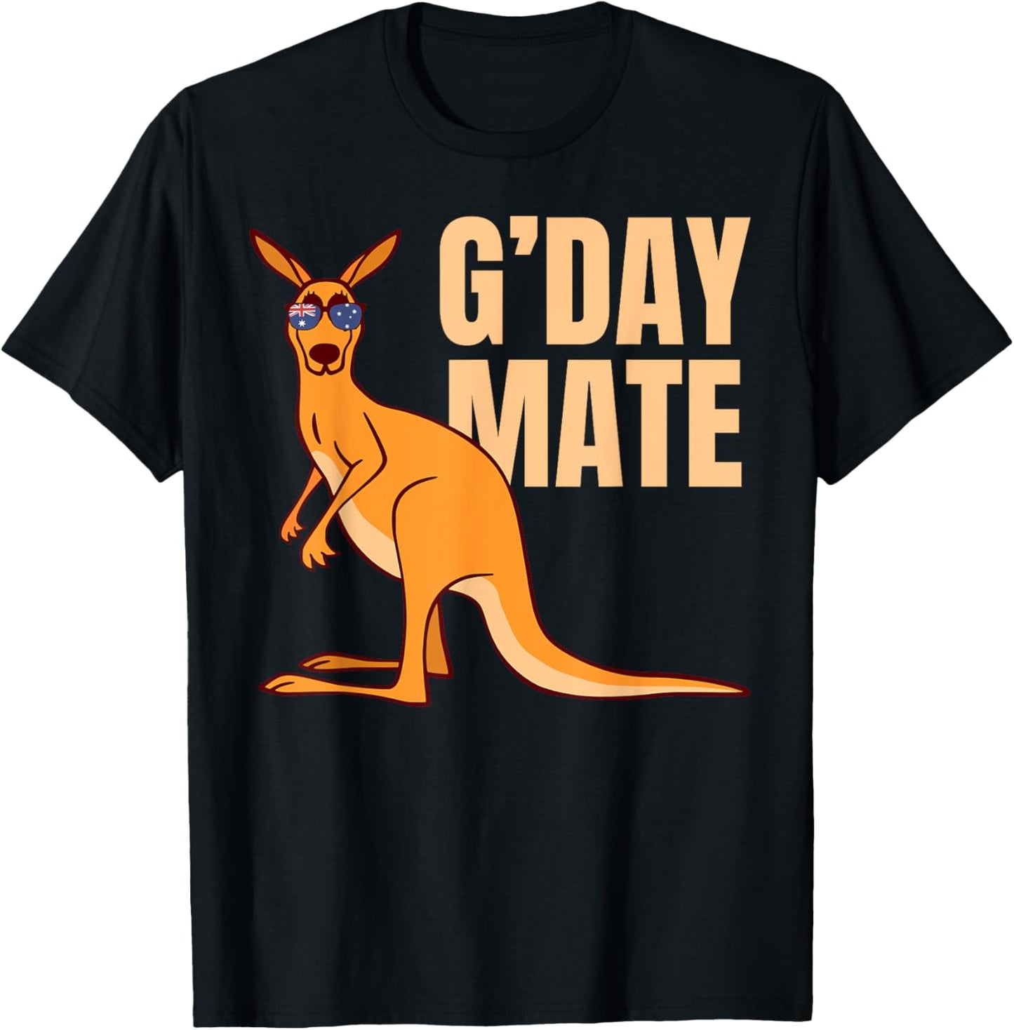 Australia G'Day Mate Shirt Funny Kangaroo Australian Symbol T-Shirt