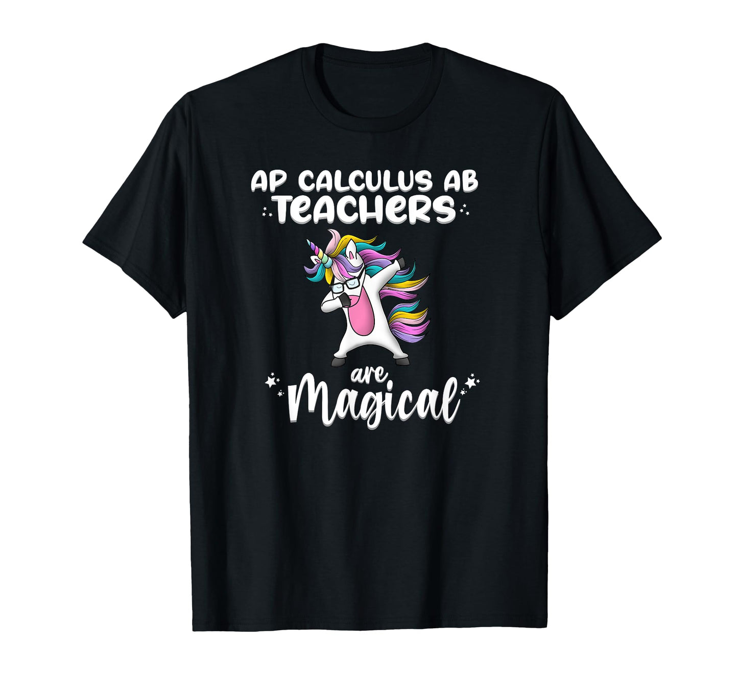 Unicorn Girl AP Calculus AB Teacher Gift Love Awesome Funny T-Shirt