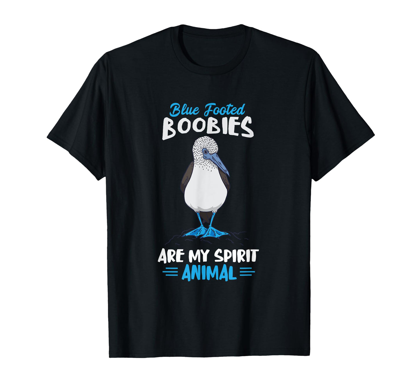 Blue Foot Booby Spirit Animal Blue Footed Booby Seabird T-Shirt
