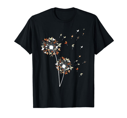 Chicken Art For Men Women Dandelion Lovers Chicken Farmer T-Shirt