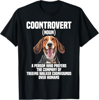 Treeing Walker Coonhound Lover Dog Coontrovert Coonhounds T-Shirt for Men Women