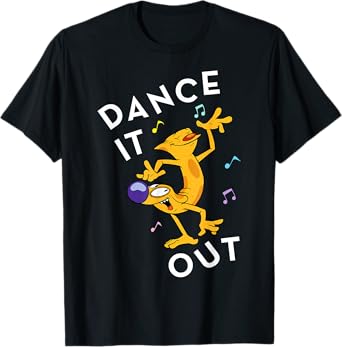 CatDog Dance It Out Music Notes Graphic T-Shirt T-Shirt