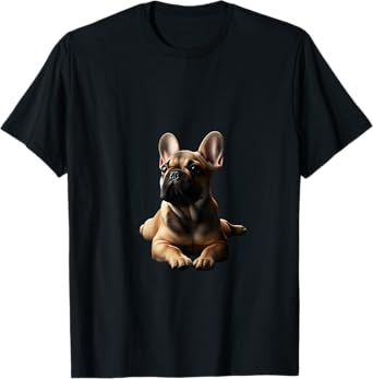 Fawn French Bulldog Shirt Frenchie Mom Dad Dog Puppy Pet T-Shirt