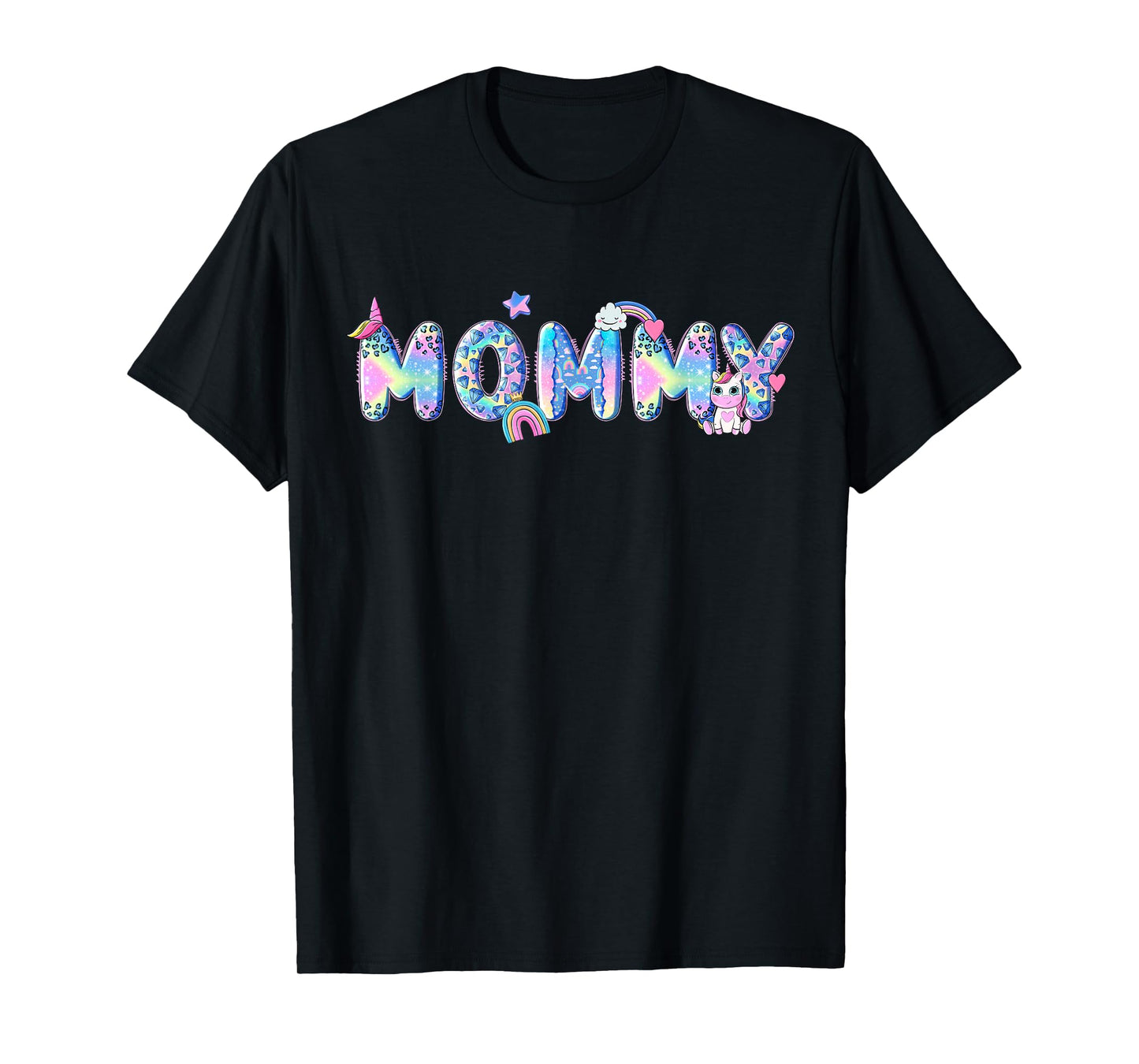 Mommy Birthday Squad Matching Unicorn Family Party T-Shirt