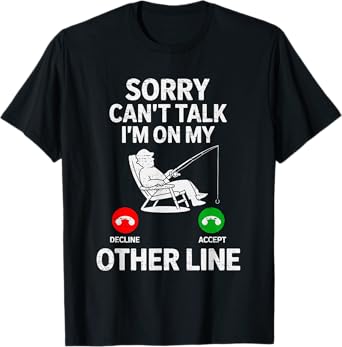 Funny Fishing Dad Fisherman Fish Lover Saying Father's Day T-Shirt