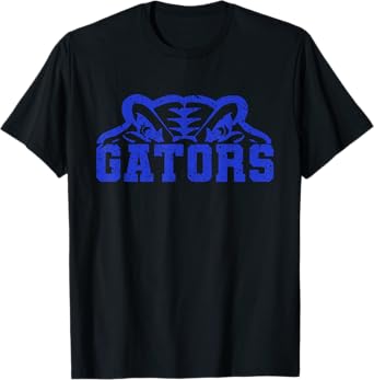 Retro Gators Personalized Name Apparel Style Classic T-Shirt
