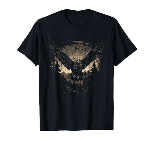 Crow Raven Norse Mythology Viking Vikings lover T-Shirt