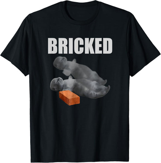 Cat Bricked Funny Knocked Out Meme Silly Cats Saying T-Shirt