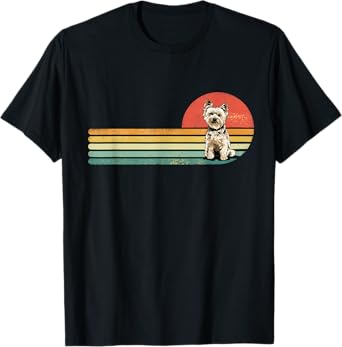 Retro Vintage Yorkshire Terrier Pet Dog Lover Yorkie Mom Dad T-Shirt for Men Women Girls Kids