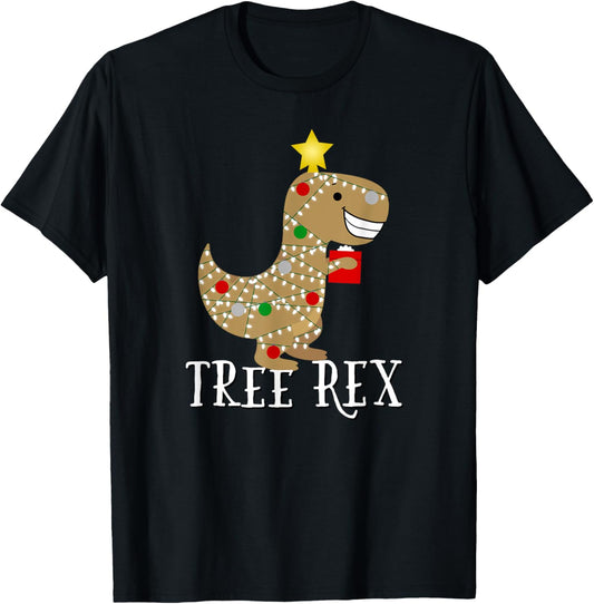 Dinosaur Christmas T-Rex Tree Rex T-Shirt