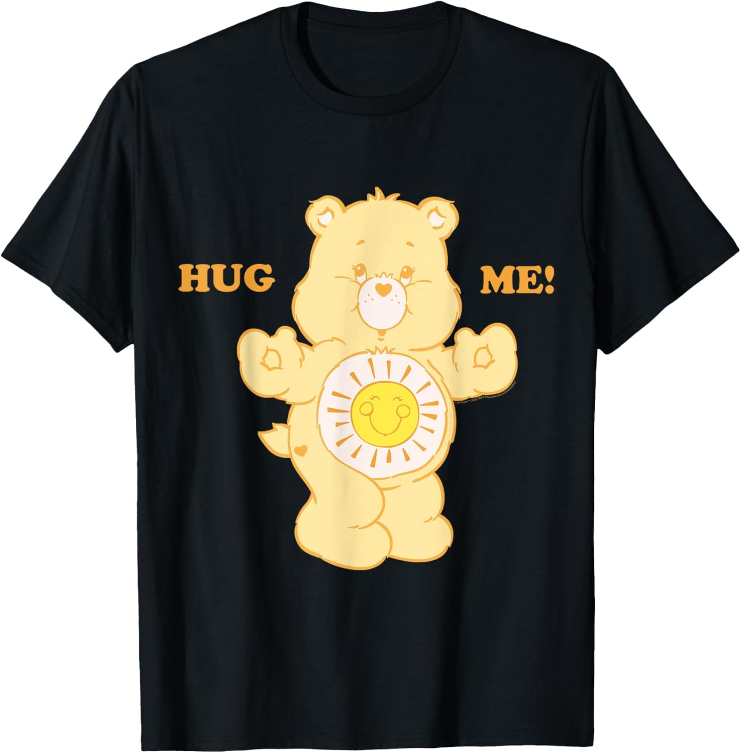 Care Bears Hug Me Sun Bear Design T-Shirt