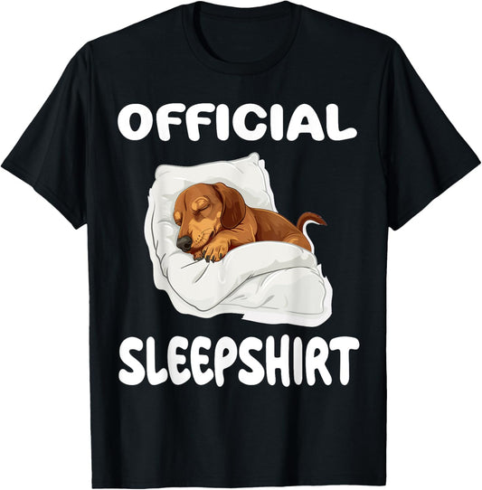 Dachshund Doxie Dog Official Sleepshirt Pajamas Nightgown T-Shirt