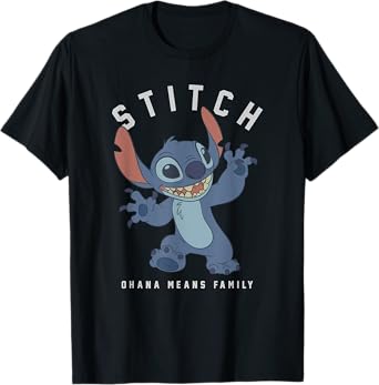 Disney Lilo & Stitch Claws Out Ohana Means Family T-Shirt