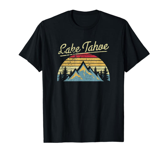 Vintage Retro Lake Tahoe National Forest T Shirt T-Shirt