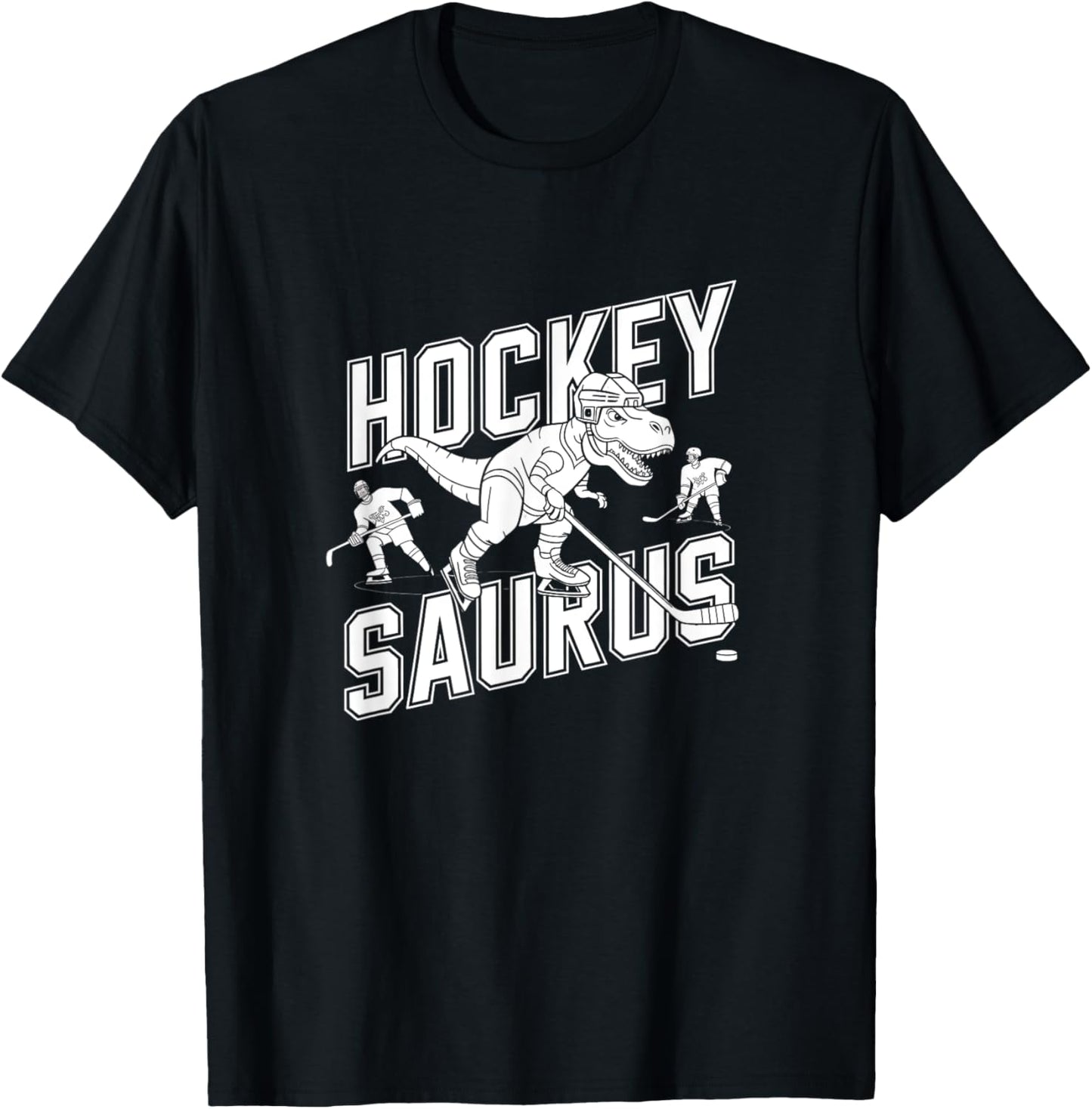 Hockeysaurus FunnyDinosaur Hockey Kids Hockey Boy T-Shirt