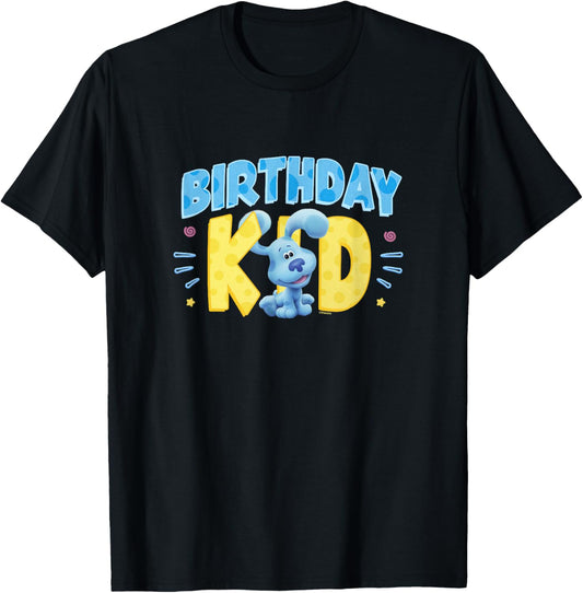 Blue's Clues & You Birthday Kid Cute Blue Logo T-Shirt