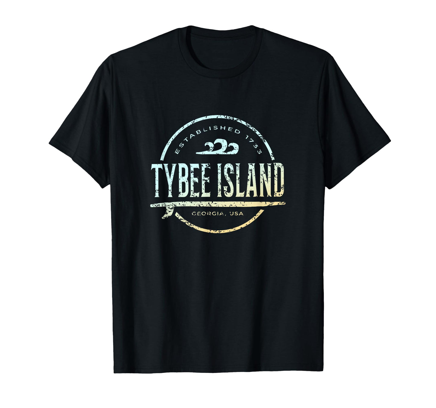 Tybee Island - Retro Tybee Island Georgia Vintage Surf T-Shirt