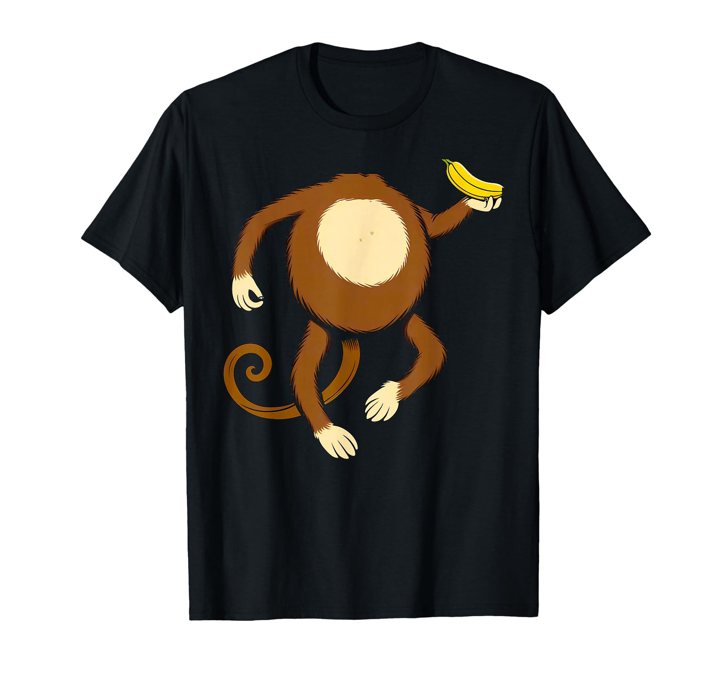 Monkey Holding Banana Halloween Costume T-Shirt
