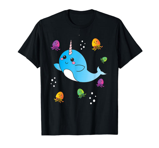 Narwhal Jelly Fish Shirt Unique Unicorn Sea PJ Jellyfish T-Shirt