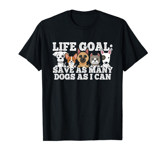 Animal Shelter Dog Rescue Dog Rescue Animal Protection - Dog Home T-Shirt