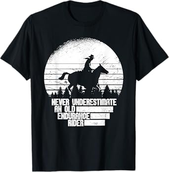 Retro Horse Riding Equestrian - Vintage Endurance Riding T-Shirt