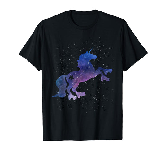 Roller Skating Vintage Retro Galaxy Derby Unicorn T-Shirt