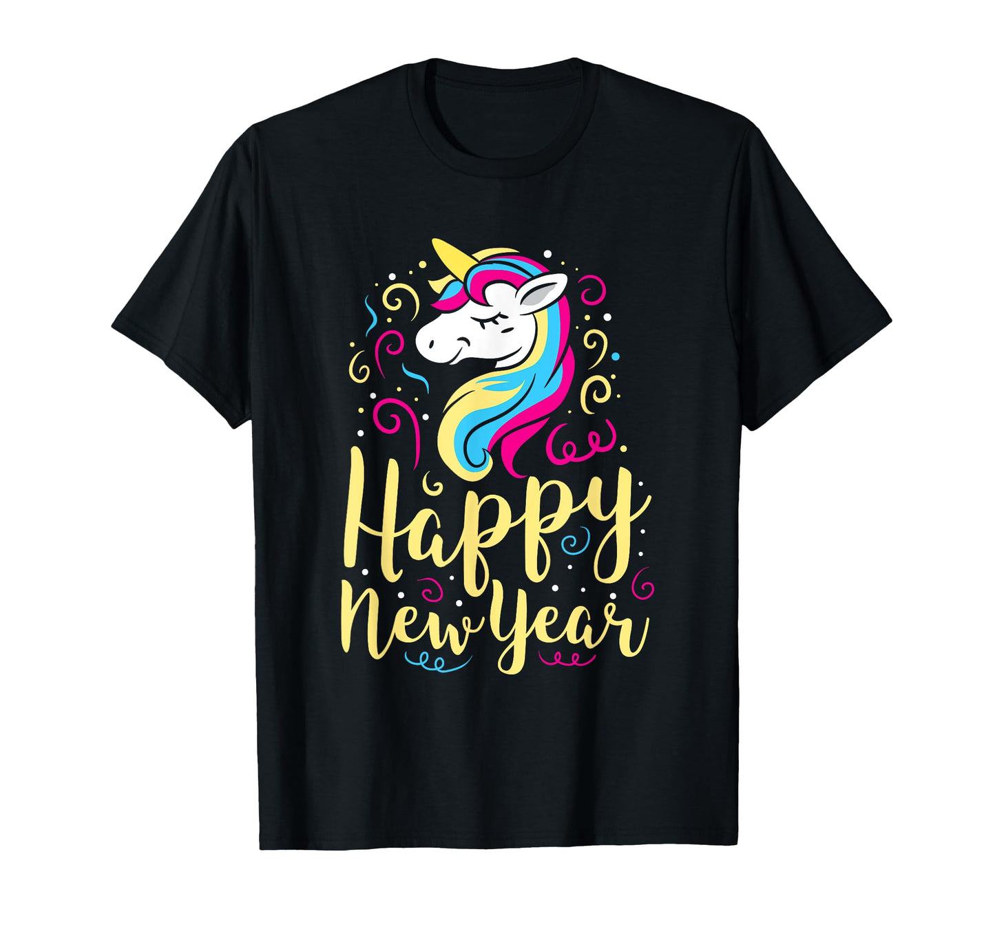 Happy New Year Unicorn New Years Eve Party T-Shirt