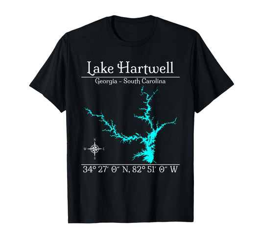 Lake Hartwell, Georgia - South Carolina T-Shirt
