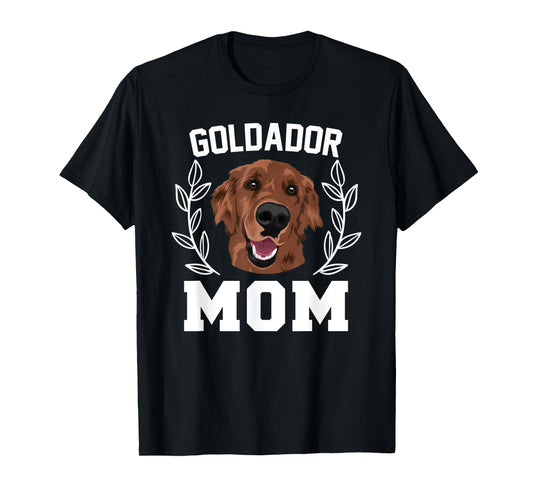 Goldador Mom T Shirt Funny Cross Breed Dog Owner Gift