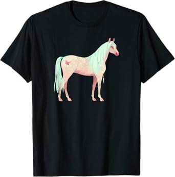 Horse Gifts and Accessories Cute Watercolor Palomino T-Shirt