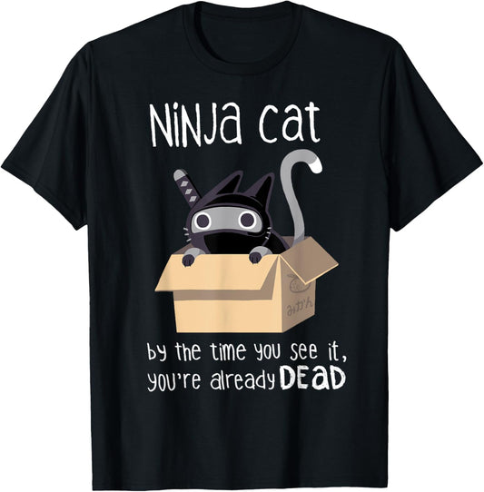Cute Ninja Cat T-Shirt T-Shirt