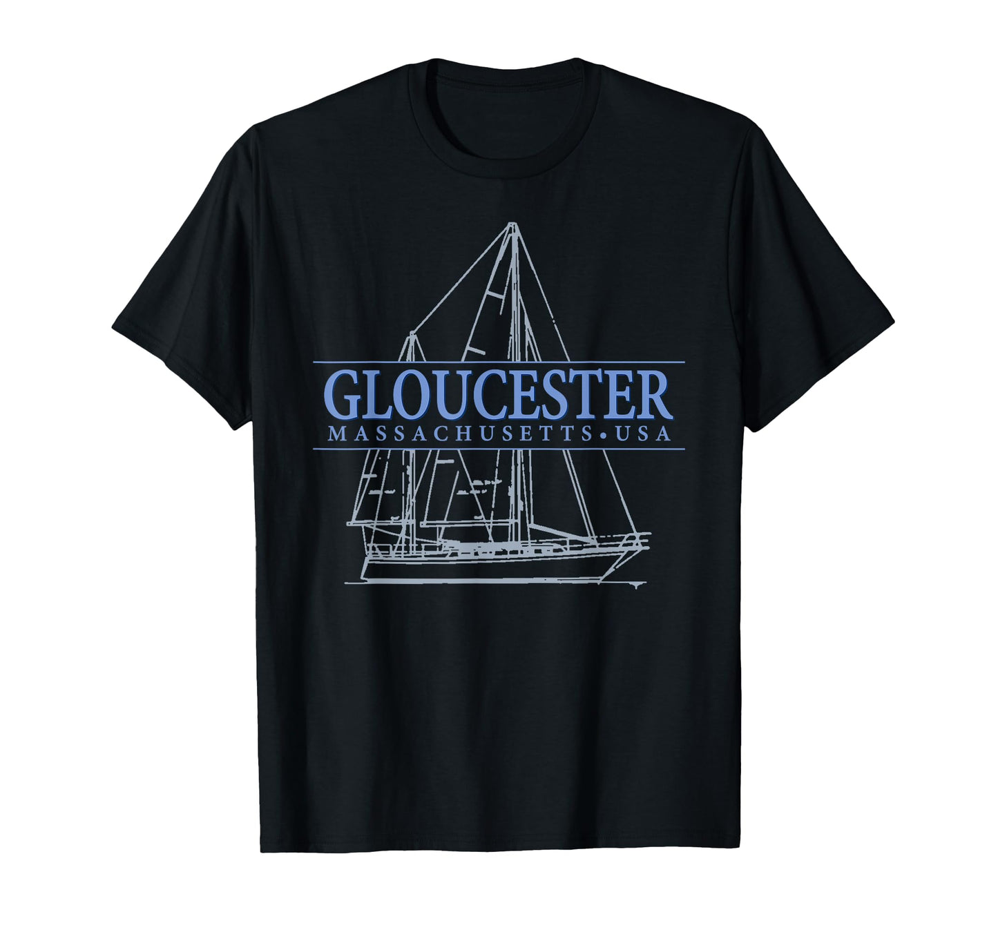 Gloucester Massachusetts sailing T-Shirt