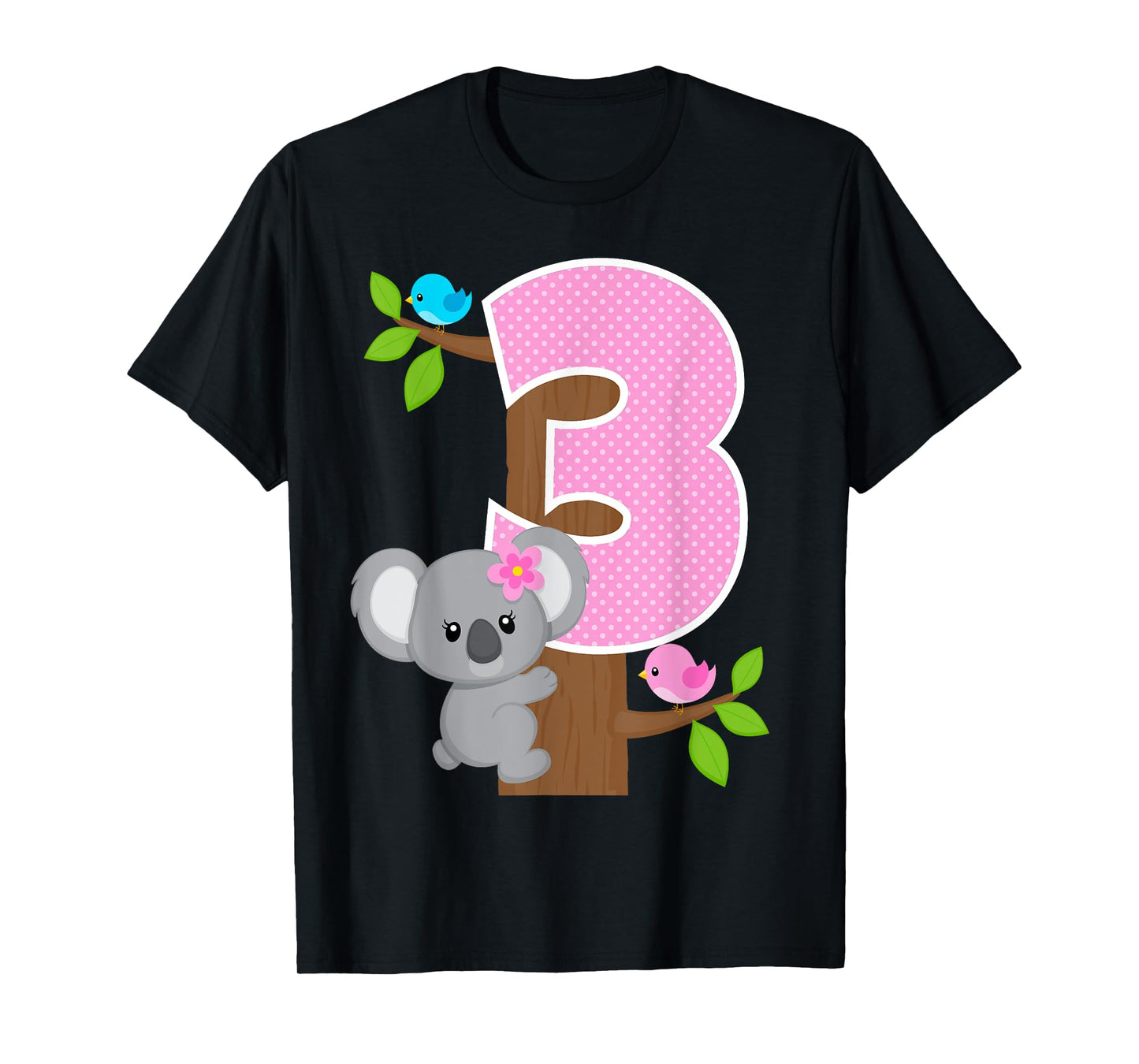Koala Bear 3rd Birthday Girl 3 Year Old Birthday Koalas Bday T-Shirt