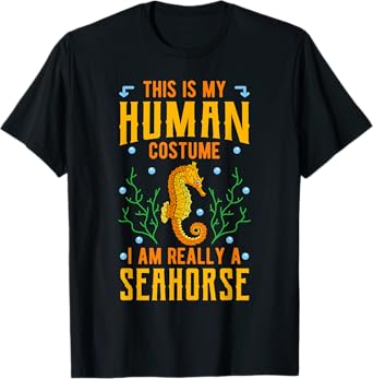 Seahorse Human COstume Aquatic Sea Animal Fish Hippocampus T-Shirt