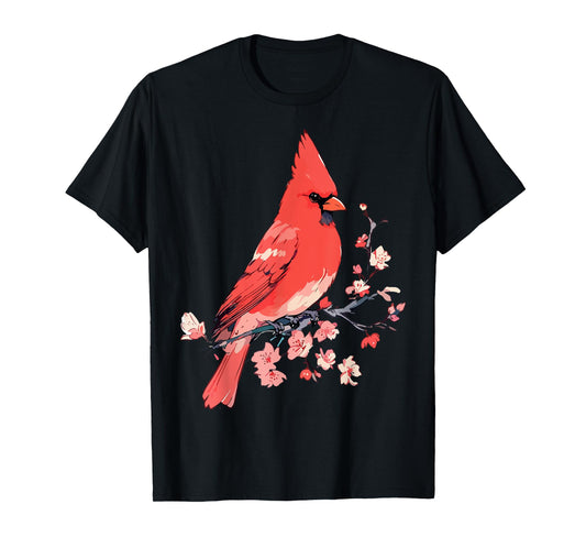 Cardinal bird. Nature's ruby. Beauty in red. T-Shirt