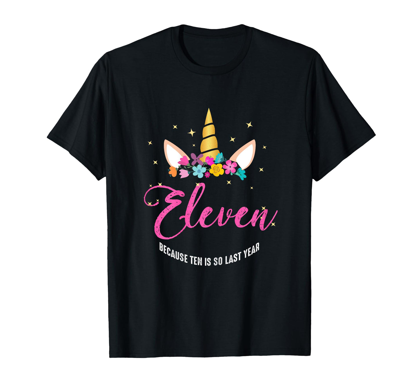 11 Years Old Birthday Girl Gifts Unicorn 11th Birthday T-Shirt