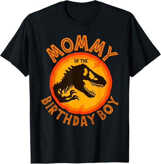 Mommy the Birthday Mama Saurus Dinosaur Family Matching T-Shirt