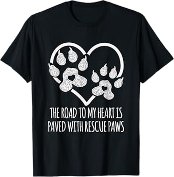 Fun Cute Adoption Animal Rescue Dog T-Shirt