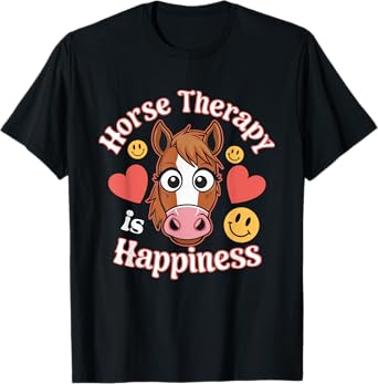 Funny Therapeutic Riding Equine Assisted Therapy Healing T-Shirt