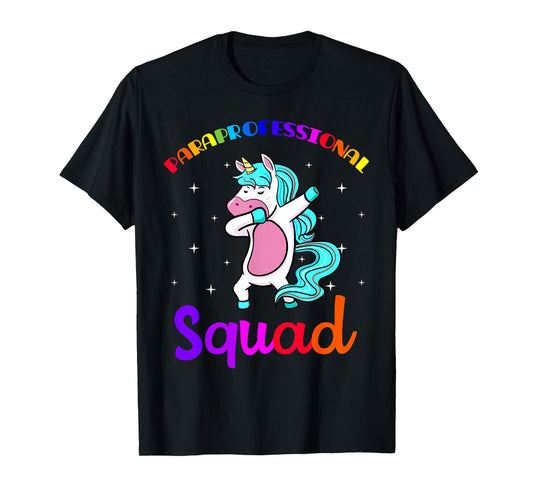 Paraprofessional Squad Paraeducator Para-pro Teacher's Aide T-Shirt for Men Women Girls Kids