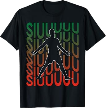 Siuuu Funny Soccer Football Boys Men Women Soccer Player T-Shirt