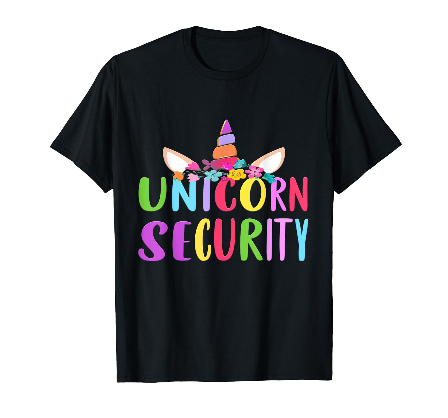 Unicorn Security Shirt Halloween Fall Costume Adults Kids T-Shirt