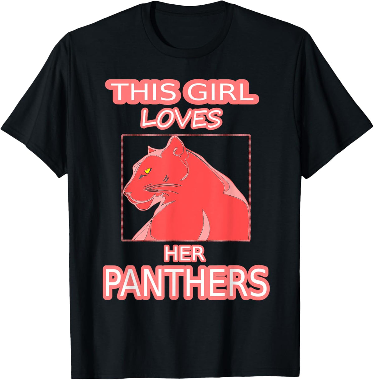 This Girl Her Loves Panthers From Florida Sports T Shirt T-Shirt