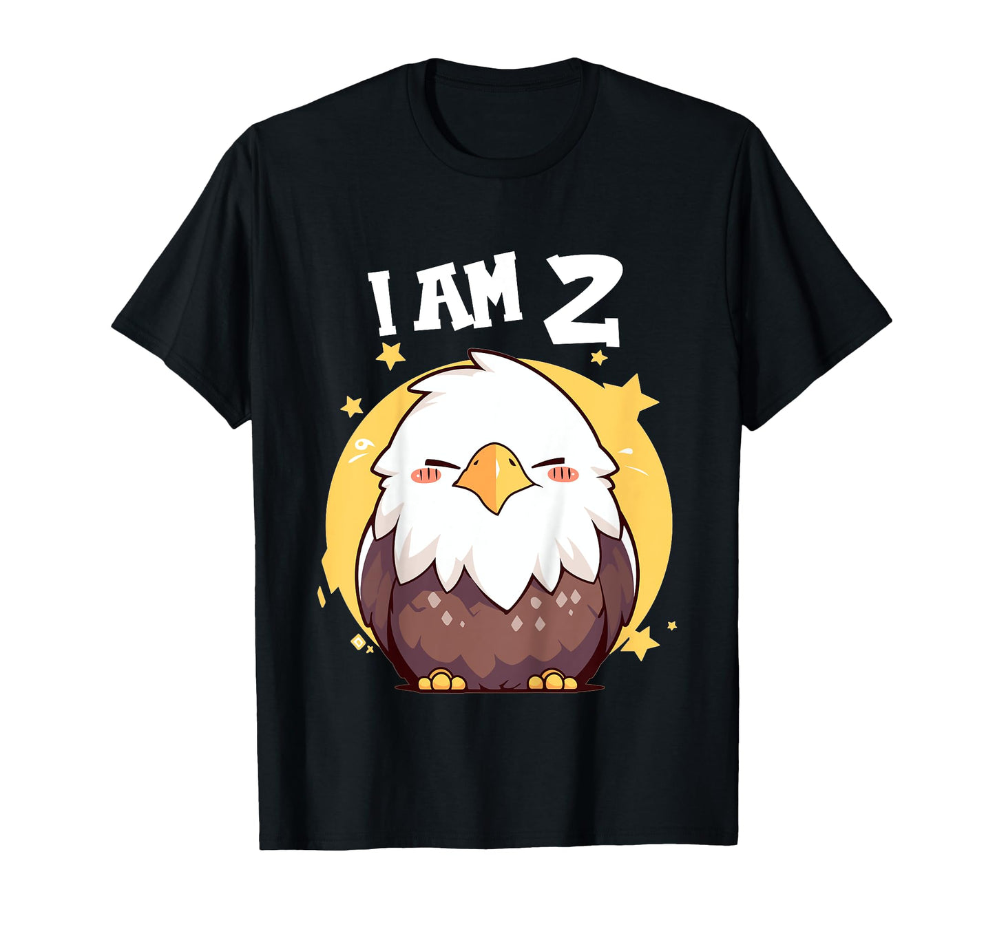 2 Years old 2 birthday Bald Eagles Boy Girl Bald Eagle T-Shirt