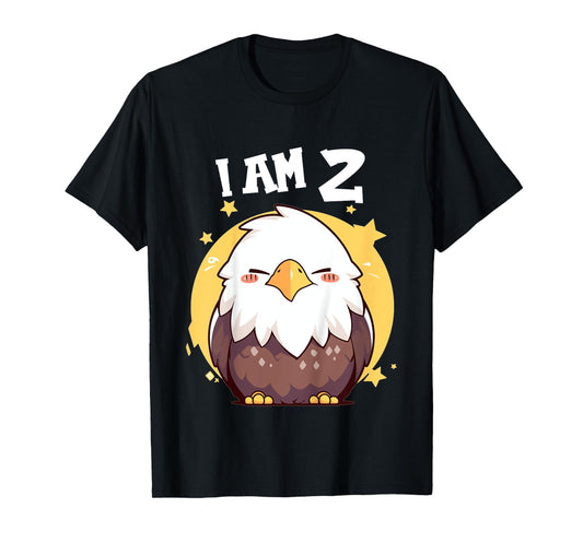 2 Years old 2 birthday Bald Eagles Boy Girl Bald Eagle T-Shirt