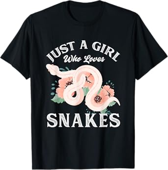 Just A Girl Who Loves Snakes T-Shirt