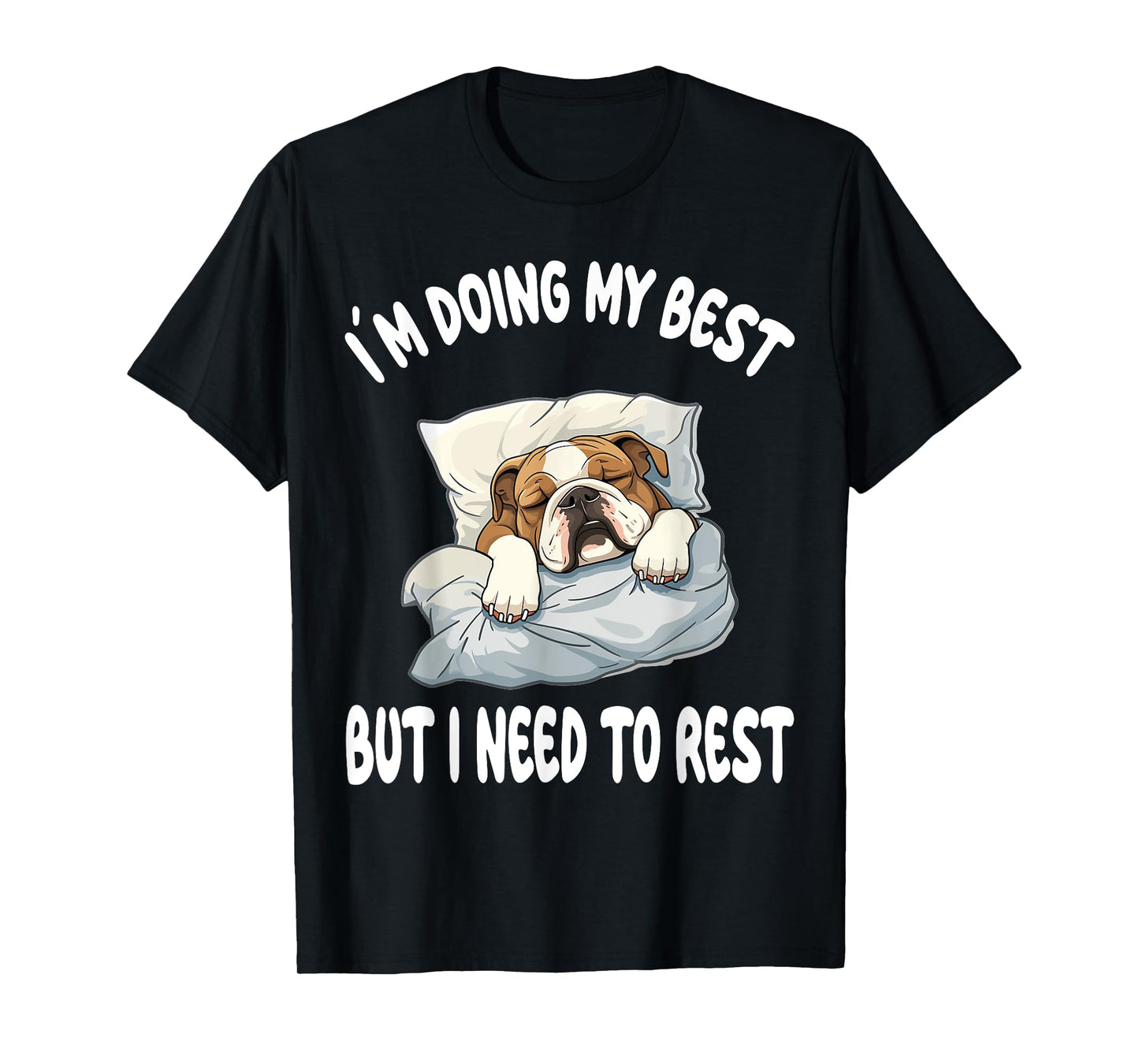 English Bulldog Official Sleepshirt Pajamas Nightgown T-Shirt for Men Women Girls Kids