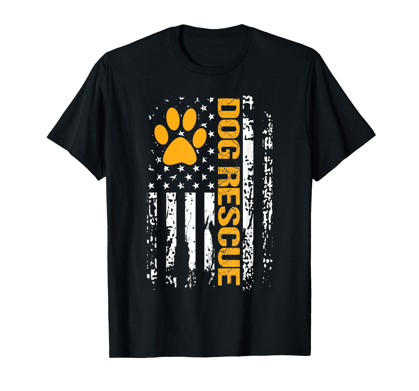 Dog Rescue Shirt American Flag Dog Shelter Dog Adoption T-Shirt